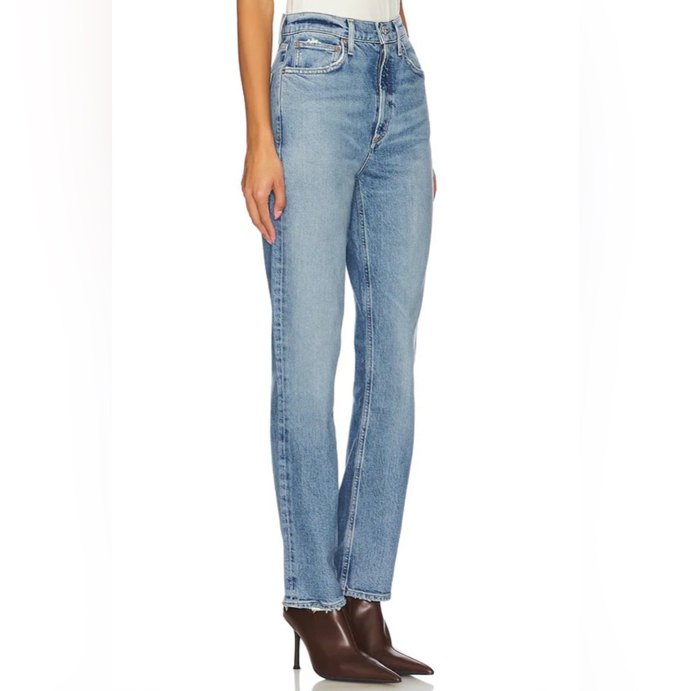 AGOLDE High Rise Stovepipe Jeans SIZE: 26 COLOR: Melody